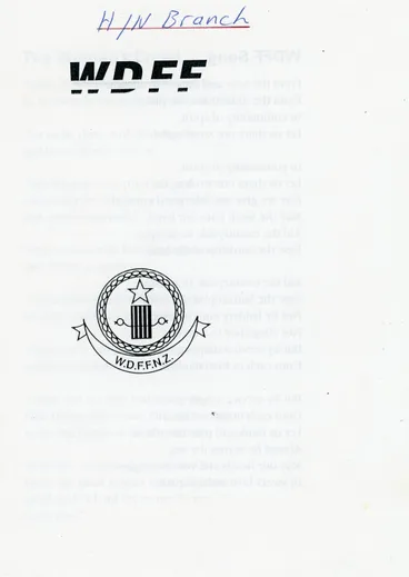 Image: WDFF Song, Creed and Prayer