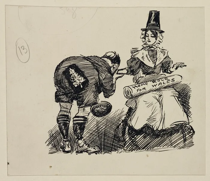 Hiscocks, Ercildoune Frederick, fl 1899-1940s :Home rule for Wales. [1911]