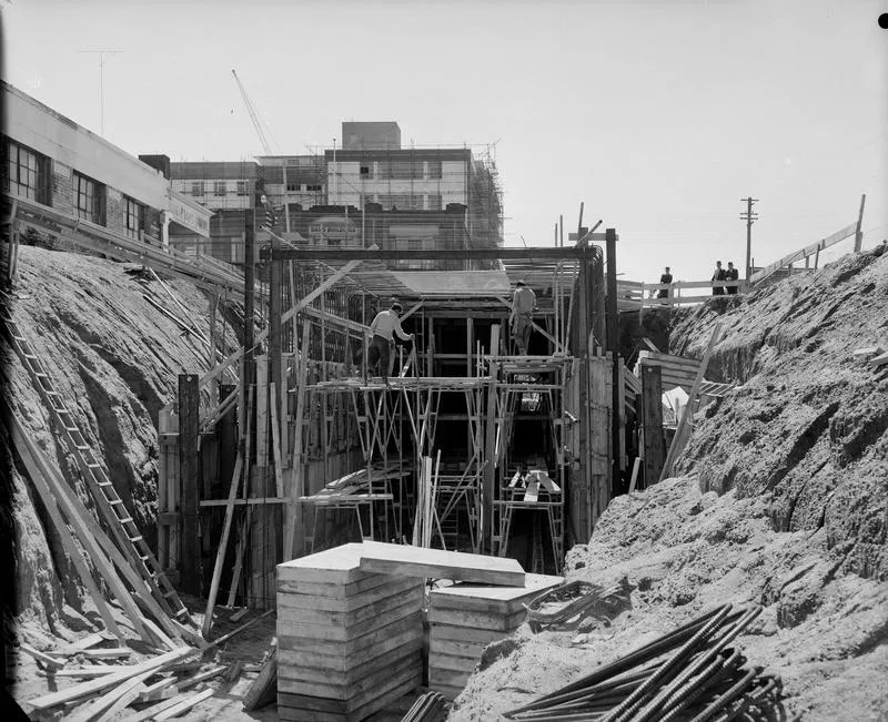 Lowering the railway line
