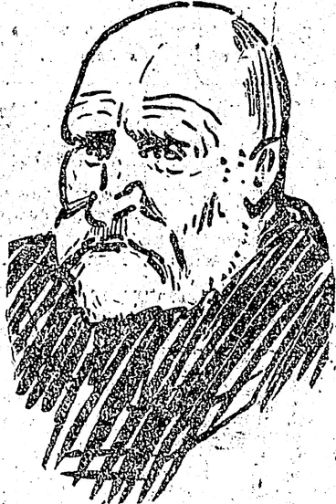 Image: MATHIAS PETER BECK (Accused of Wife Murder).' (NZ Truth, 21 September 1912)