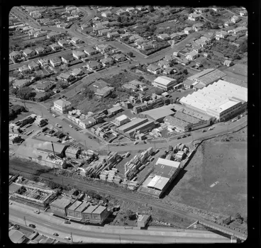 Image: Morningside Timber Company and surrounding area, Auckland
