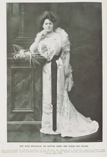 Image: Miss Jessie Maclachlan, the Scottish singer now touring New Zealand