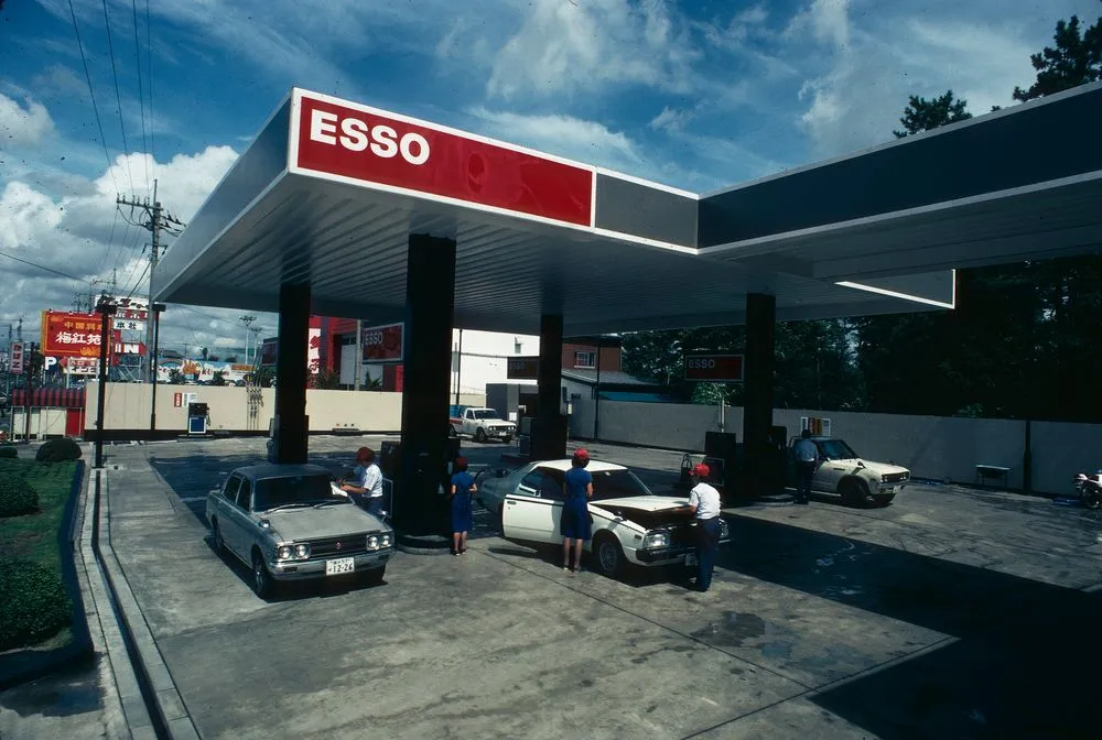 Japan series: Esso petrol station