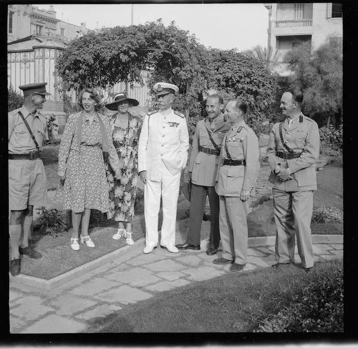Reception given to New Zealand soldiers, by His Majesty the King of Greece