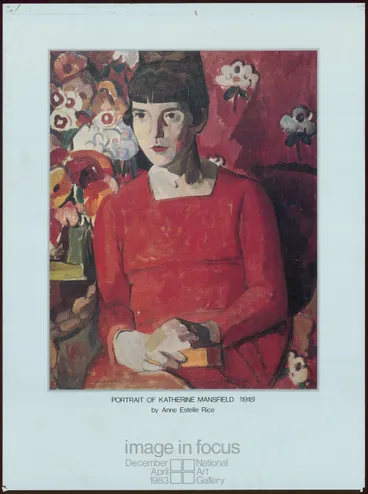 Image: Image in Focus : Portrait of Katherine Mansfield (1918) by Anne Estelle Rice.