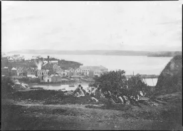 Image: Commercial Bay, Auckland, 1859