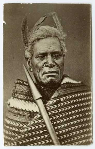 Image: American Photo Company : [Unidentified Maori man]