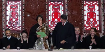 Image: Family court judge swearing in