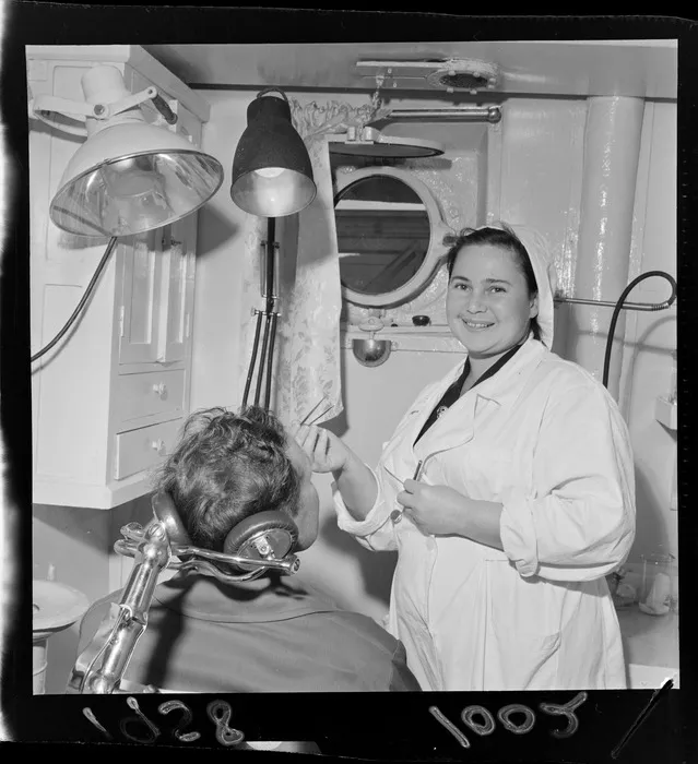 Vera Talitskay, dentist on Russian ship