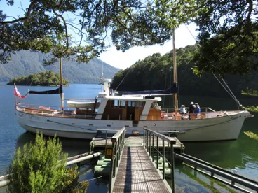 Image: Fiordland or Te Rua-o-Te-Moko Heritage - Clifden Rural Women cruising on MY 'Faith'