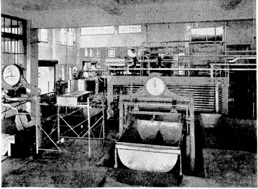 Image: Milk reception stage and milk and cream treatment plant at the Wellington City Corporation Milk Department's reorganised Rahui factory. (Evening Post, 02 December 1938)