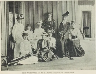 Image: The Committee of the Ladies Golf Club, Auckland