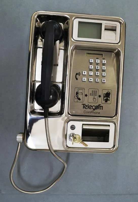 Telephone Coin Operated Pay Phone
