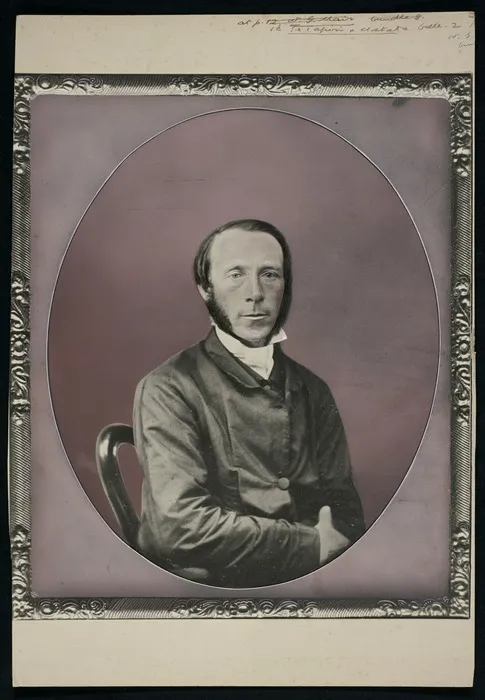 Photograph of the Rev Volkner