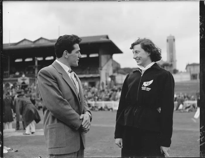 Athletics meeting at the Basin Reserve