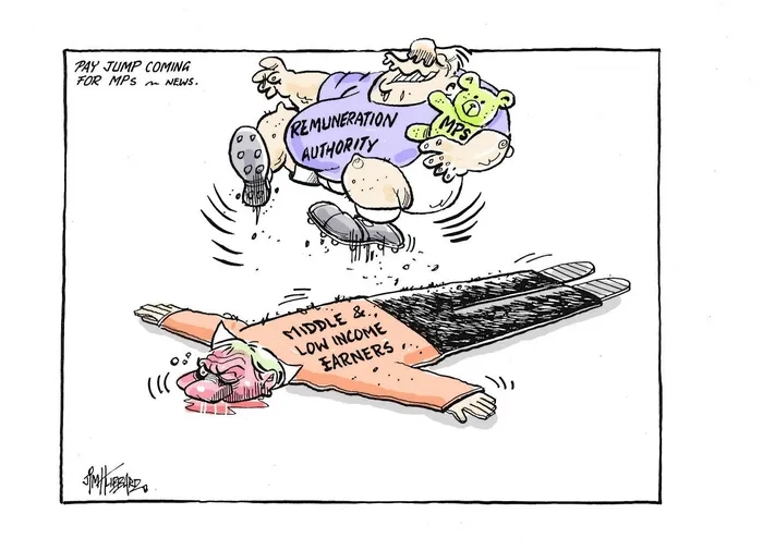 Hubbard, James, 1949- :Pay jump coming for MPs - News. 29 October 2013