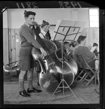 Image: Naenae College pupils preparing for a music festival
