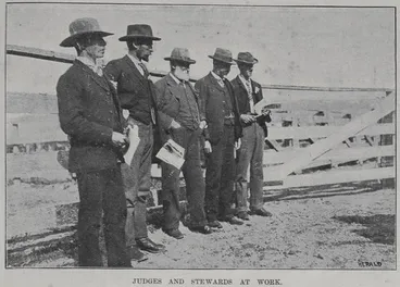 Image: Judges and stewards at work