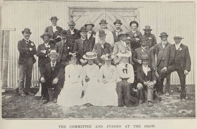 The committee and judges at the show