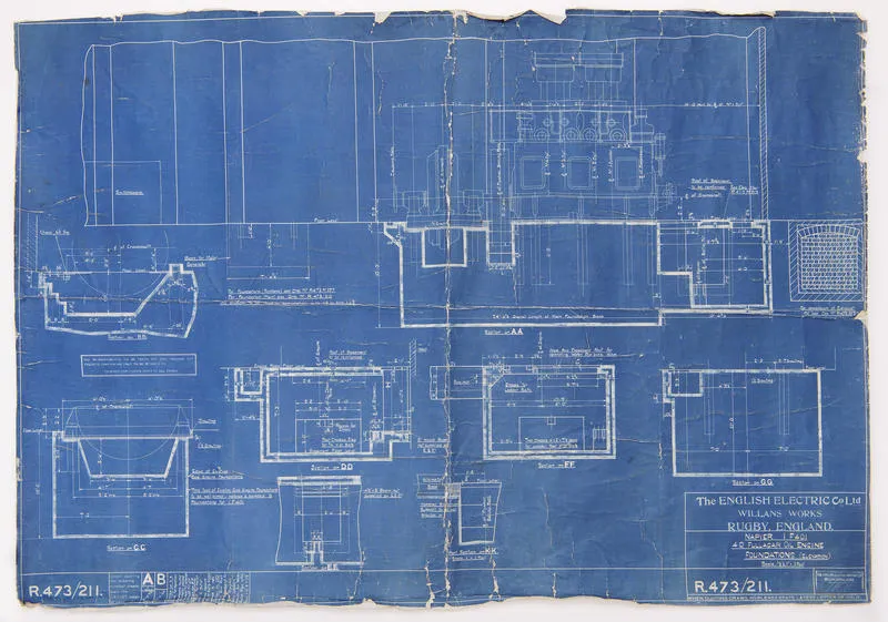 Plan, Fullagar Diesel Engine from the Power Station