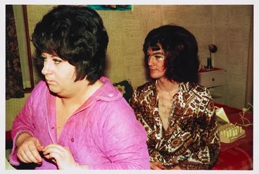 Image: Tiny Tina and Ian Geraldine dress at home, Auckland