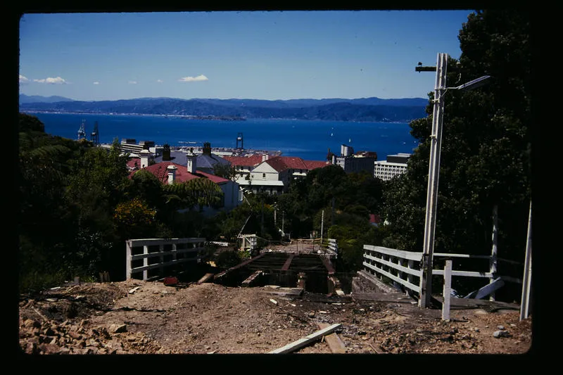 Cable car after removal of tracks