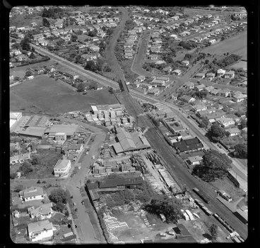 Image: Morningside Timber Company and surrounding area, Auckland