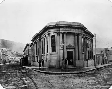 Image: Bank of New Zealand, corner of Lambton and Customhouse Quays, Wellington