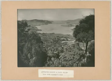 Lyttelton Harbour and Quail Island Image: Lyttelton Harbour and Quail Island