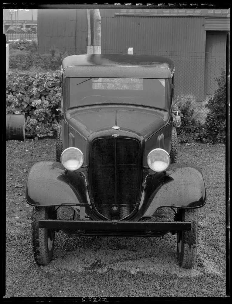 Car at General Motors Assembly Plant, Petone