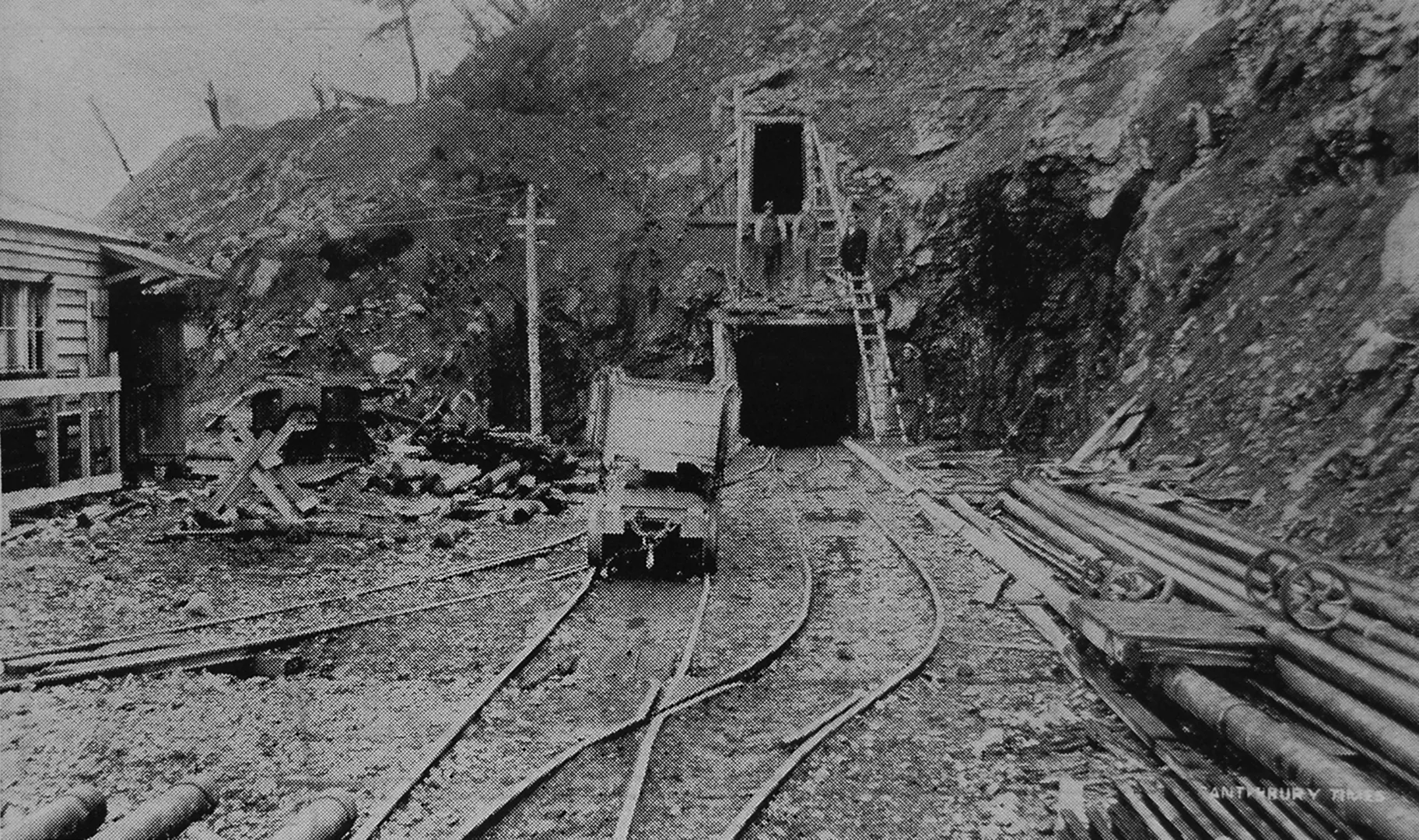 The entrance to the Bealey end of the Arthur's Pass tunnel