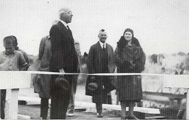 Opening first traffic bridge, Hokio Beach
