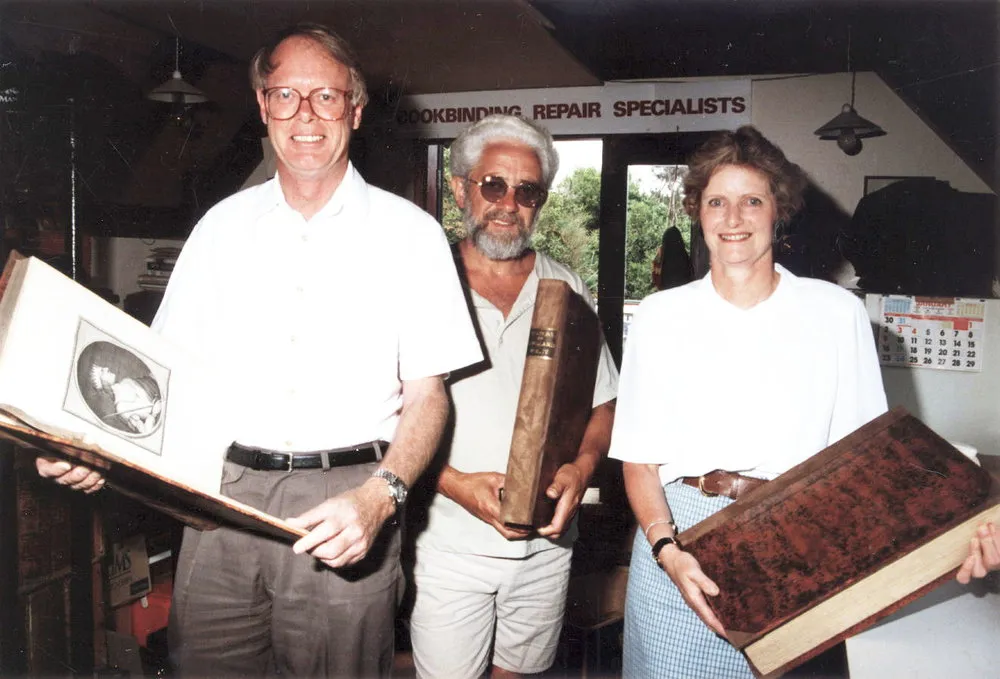 Bill Tito, bookbinding repair specialist