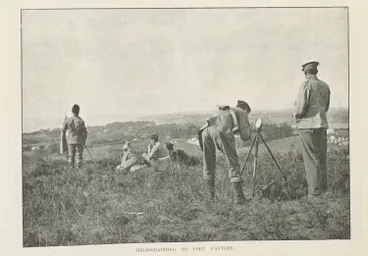 Image: Heliographing to Fort Cautley