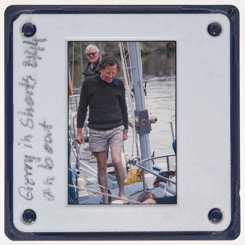 Slide: Gerry Clark, launch of TOTORORE, Kerikeri, magazine III