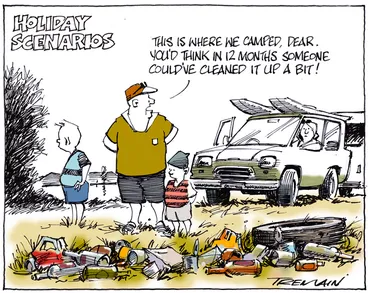 Image: Tremain, Garrick, 1941- :Camp. 26 December 2014