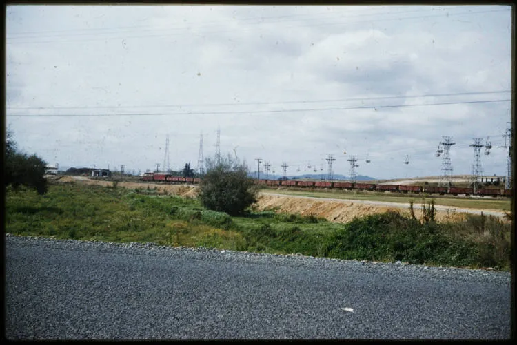 Coal trucks at Meremere