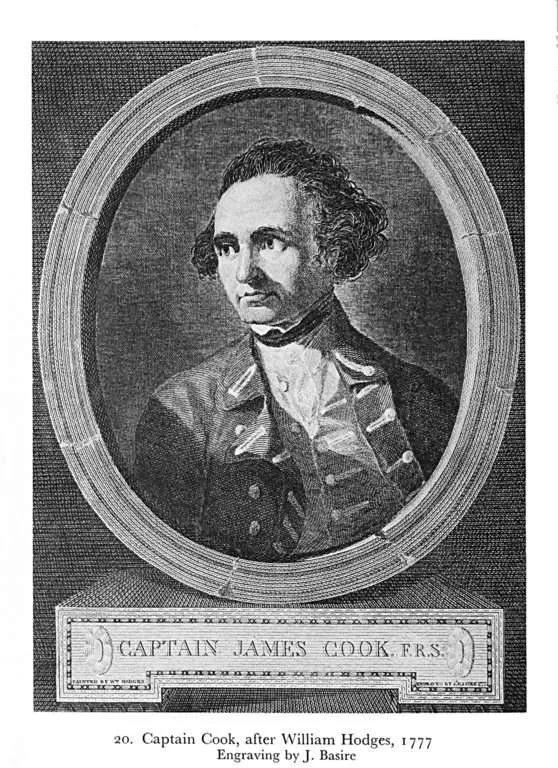 20. Captain Cook, after William Hodges, 1777 Engraving by J. Basire