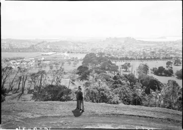 Image: Cornwall Park and Mount Hobson from One Tree Hill, 1936