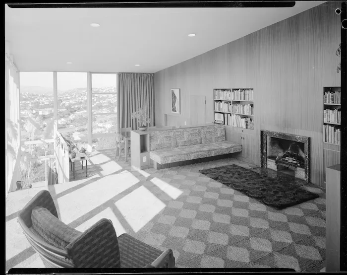 Interior view of the Thompson House, Ngaio, Wellington