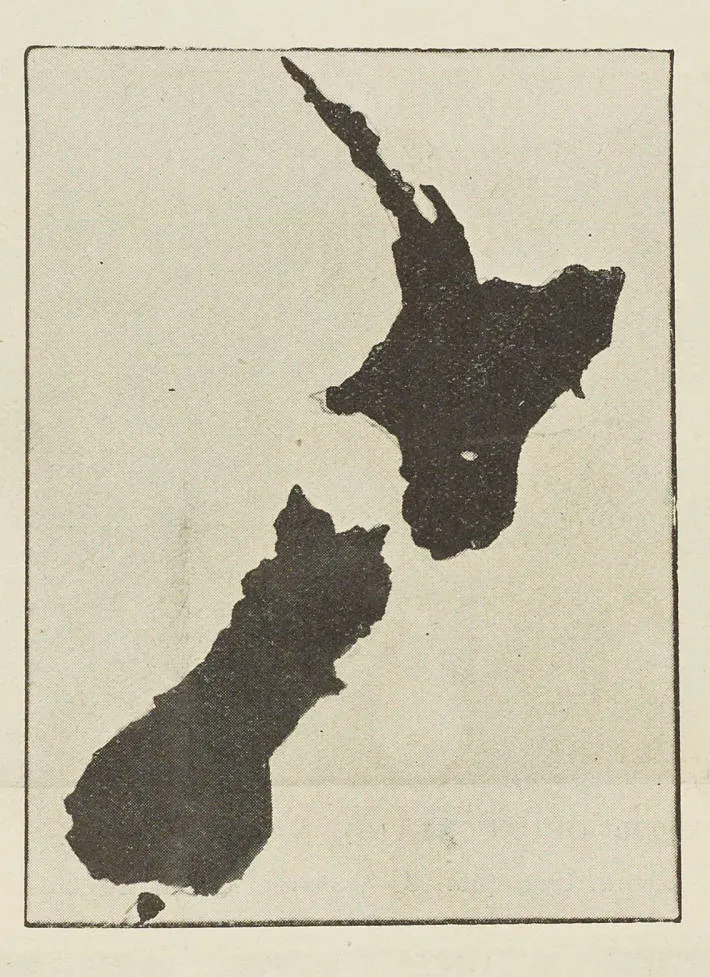 Map of New Zealand