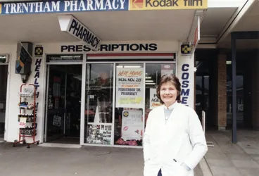 Image: Trentham Pharmacy, 9a Camp Street to move to 498 Fergusson Drive; owner Geraldine Sims.