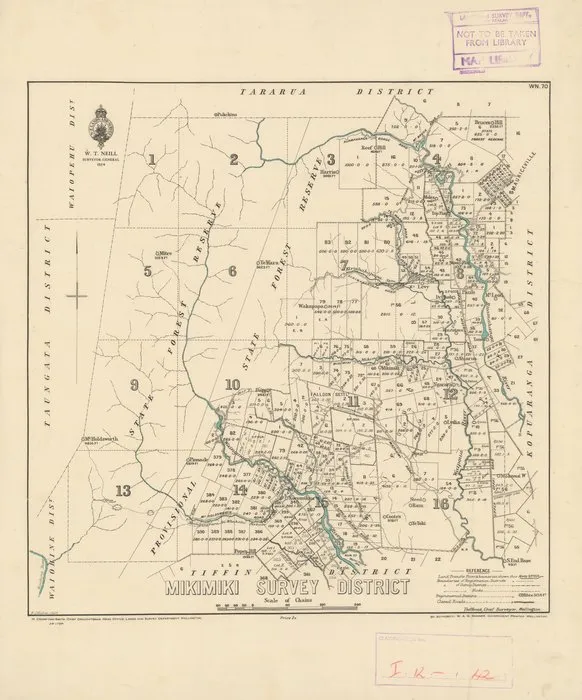 Mikimiki Survey District [electronic resource] / F.J. Halse, delt.