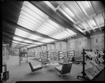 Image: Public library, interior, Gisborne