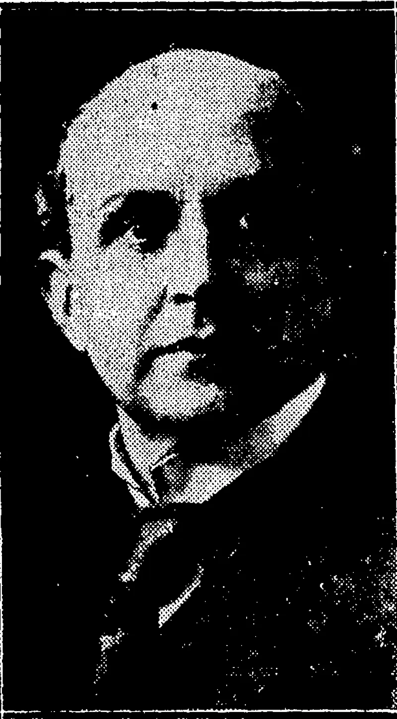 S. P.- Andrew Photo. MR. J. McCOMBS, M.P. for Lytteltoh, whose death is reported today. .■*''. (Evening Post, 02 August 1933)