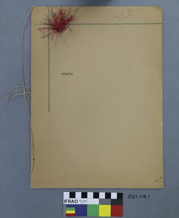 Image: Menu: Scott Base 25 December 1964