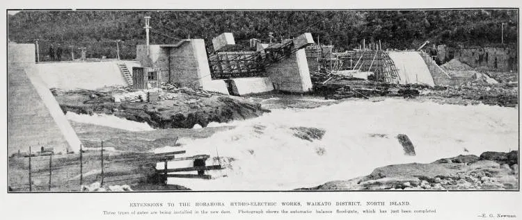 Extensions to the Horahora Hydro-Electric Works, Waikato District, North Island