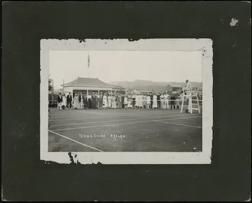 Image: Tennis court, Raglan