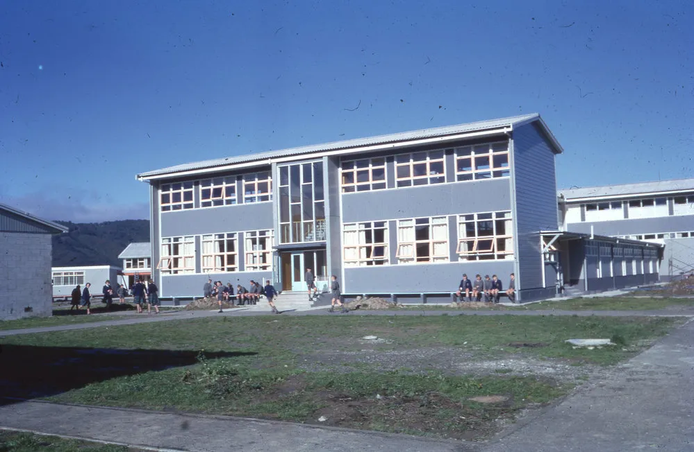 Upper Hutt College buildings 1962; B Block