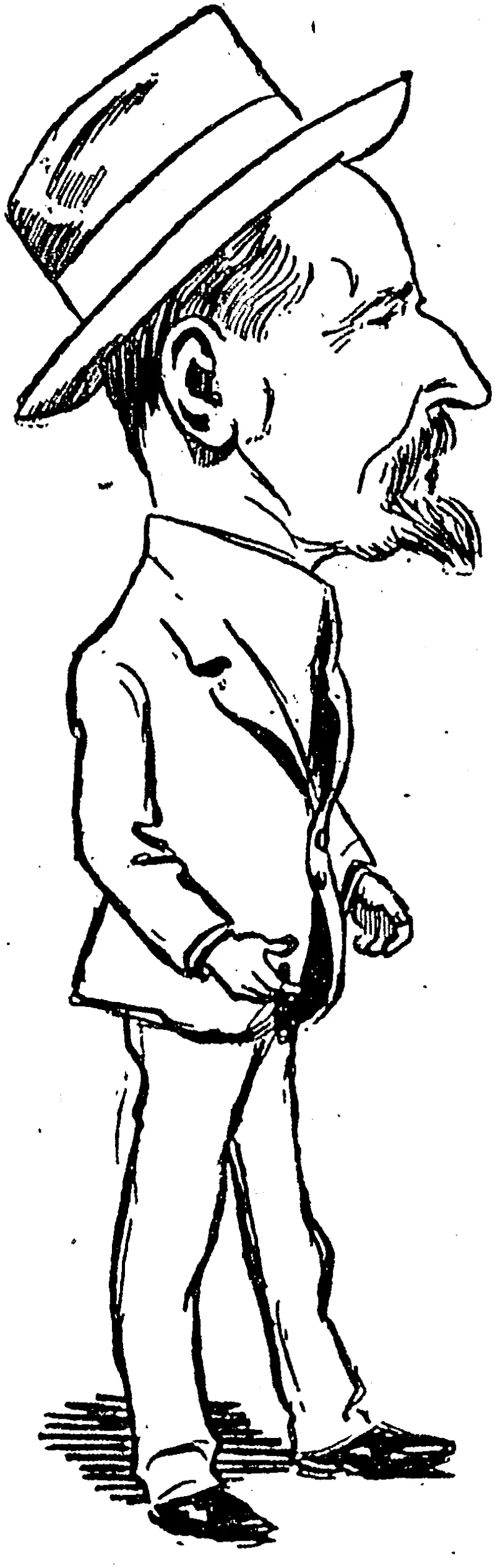 DETECTIVE-SERGEANT SIDDELL3  (A Wanganul Demon).  Tnklnjy one consideration with anothor,  A policemun'n i\tv is not a happy one, Hut though oft risking hnrm. Thore In that nets like a charm,  'Tls thoughts of duty well And nobly  done:  And when SlddHln does retire, Which shortly will transpire,  Such hnppy thought* uh these will Ail  hit) breast,  For Ih''h always been n "starter," And to duty been a martyr;  Thrleo' hnppy man to ho so nobly blest. (NZ Truth, 27 February 1915)